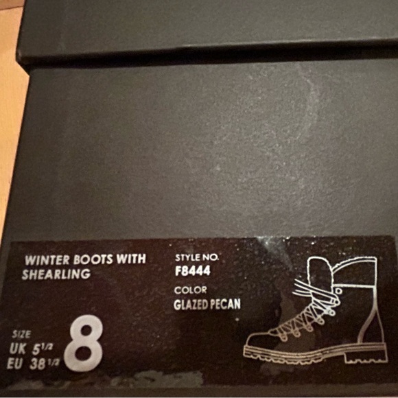 J. Crew, New in Box with Tags, Nordic Winter Boots, Glazed Pecan, Size 8 - Picture 7 of 10